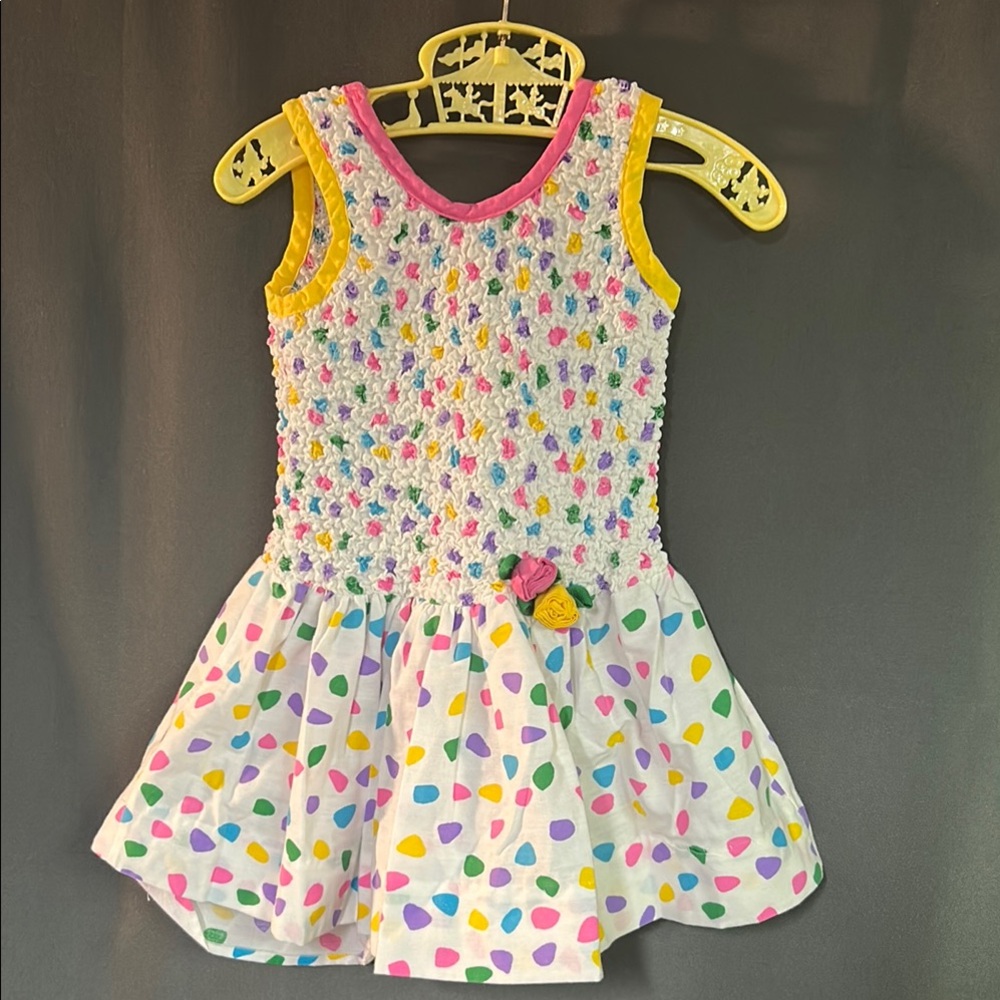 ‘90s polka dot summer dress approx size 3